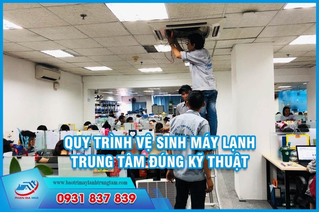 vệ sinh máy lạnh trung tâm