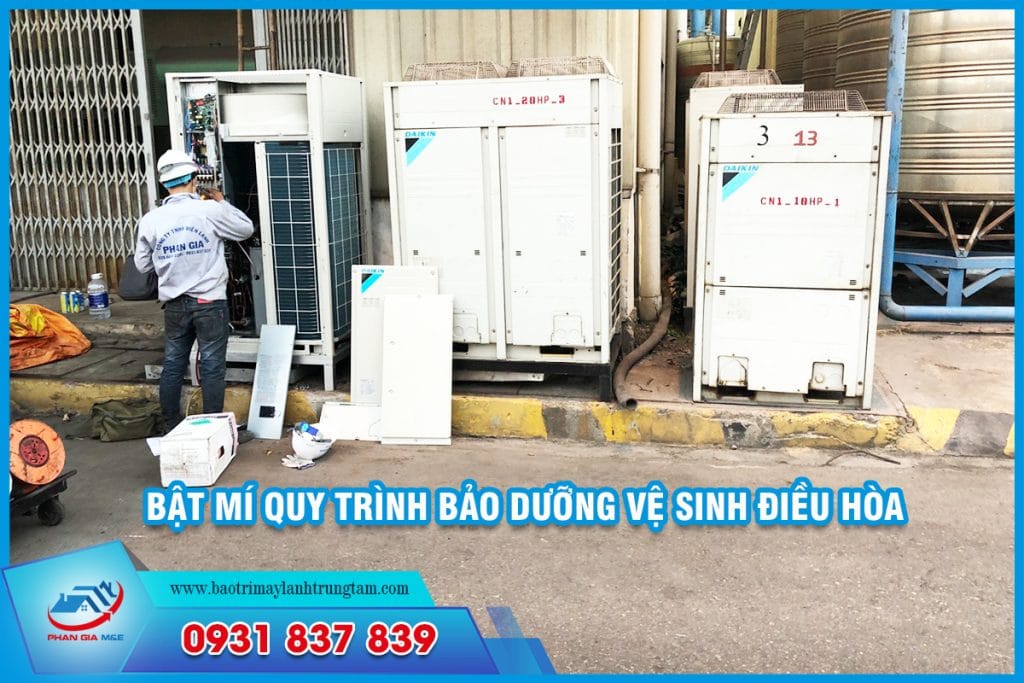 bảo dưỡng vệ sinh điều hòa 