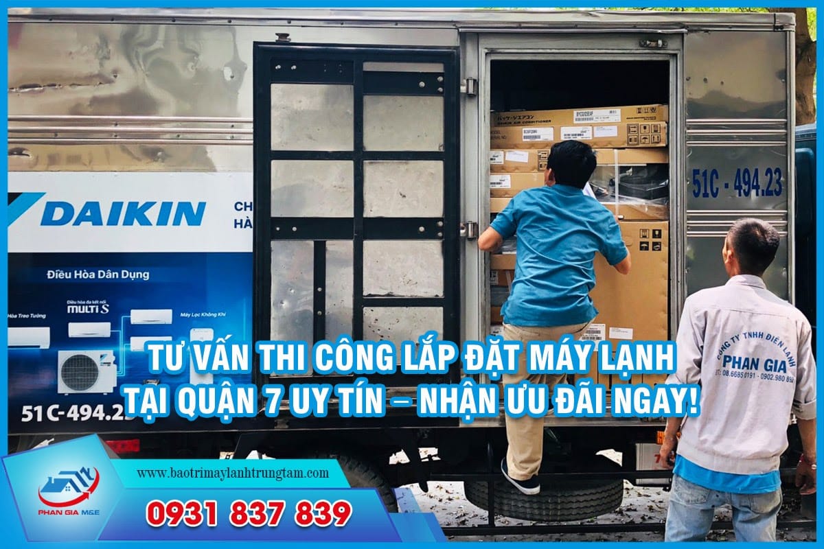 thi công lắp đặt máy lạnh tại Quận 7