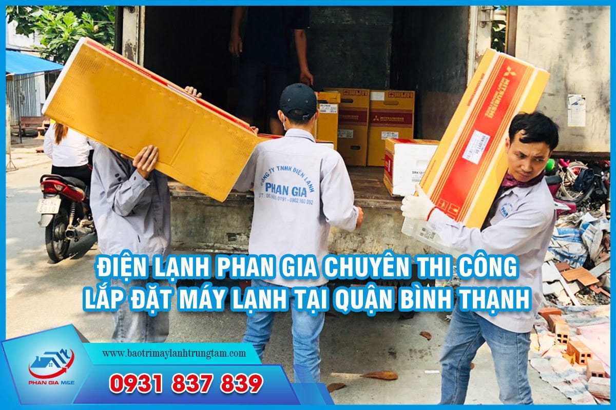 thi công lắp đặt máy lạnh tại quận bình thạnh