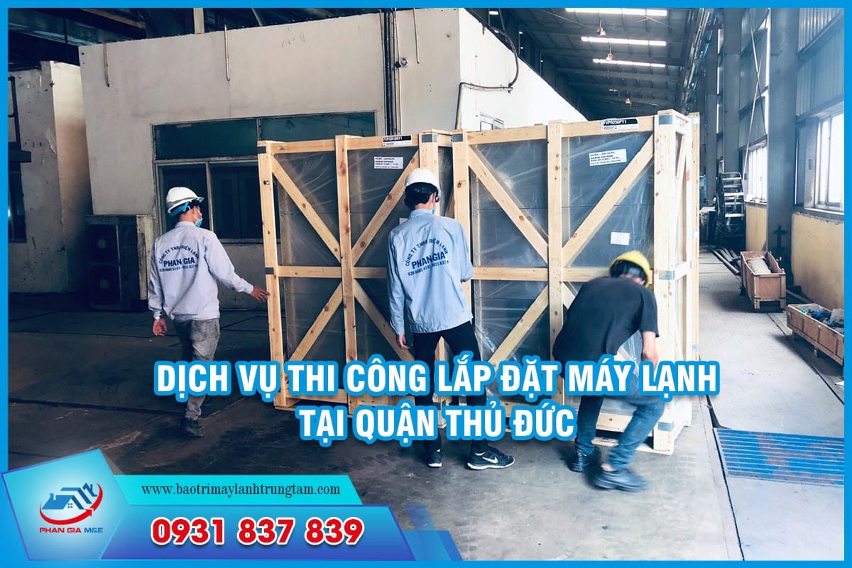 thi công lắp đặt máy lạnh tại quận Thủ Đức