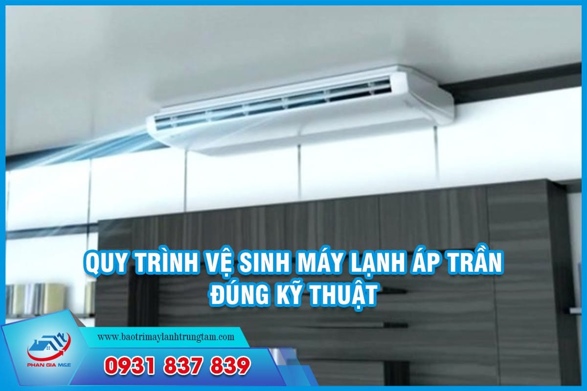vệ sinh máy lạnh áp trần
