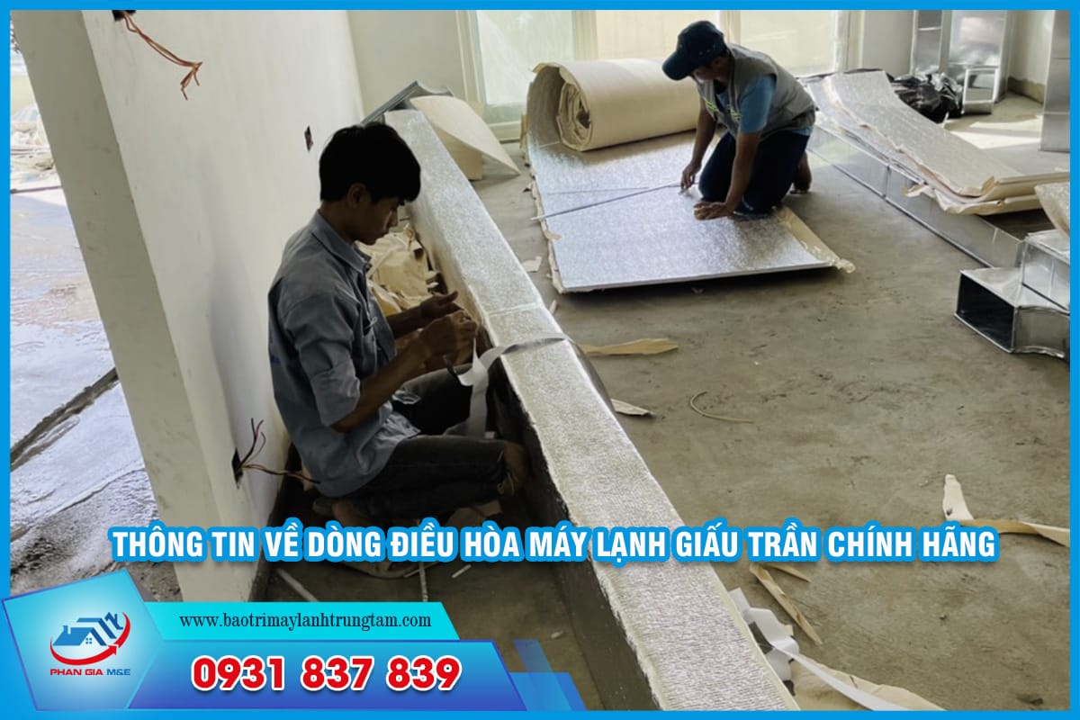 điều hòa giấu trần chính hãng